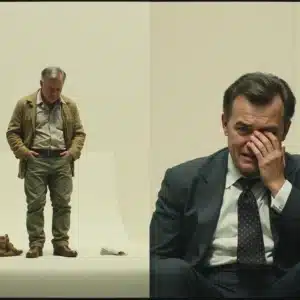 Due uomini, uno molto povero, l'altro molto triste.