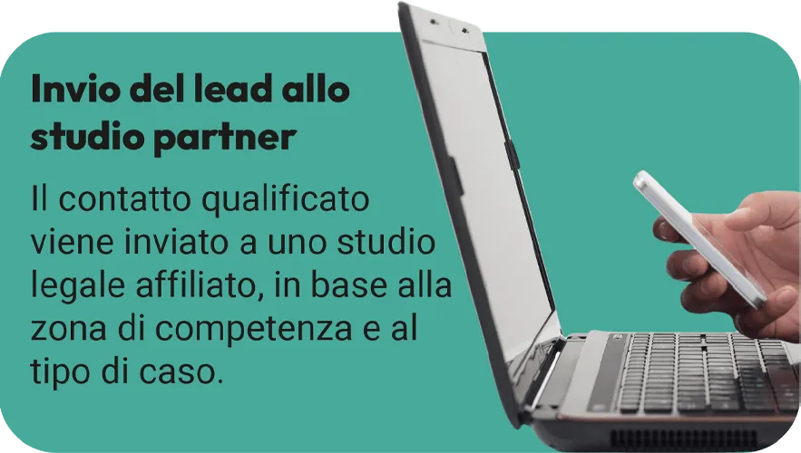 invio richiesta allo studio legale
